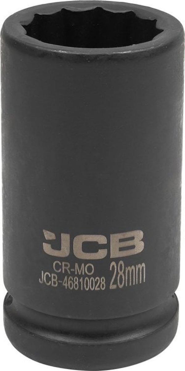 JCB Βαθύ κρουστικό καρυδάκι 3/4" 28mm (12-γωνιακό)