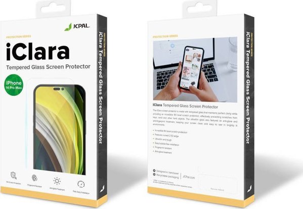 Jcpal JCPal iClara Tempered Glass Screen Protector - γυαλί ασφαλείας για iPhone 14 Pro Max