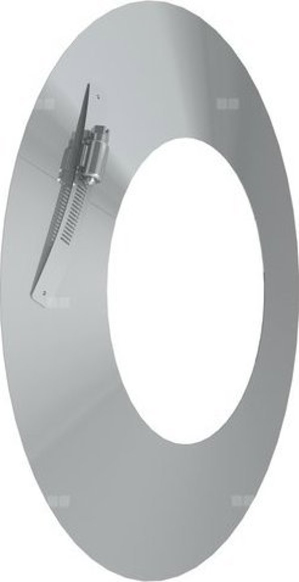Jeremias Κολάρο Σύνδεσης 80/125mm από Ανοξείδωτο Ατσάλι, Υψηλής Γυαλάδας