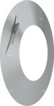 Jeremias Κολάρο Σύνδεσης 80/125mm από Ανοξείδωτο Ατσάλι, Υψηλής Γυαλάδας