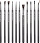 Σετ έντεκα πινέλων μακιγιάζ ματιών JESSUP_Pro Makeup Eyeliner Brush T324