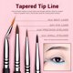 Σετ έντεκα πινέλων μακιγιάζ ματιών JESSUP_Pro Makeup Eyeliner Brush T324