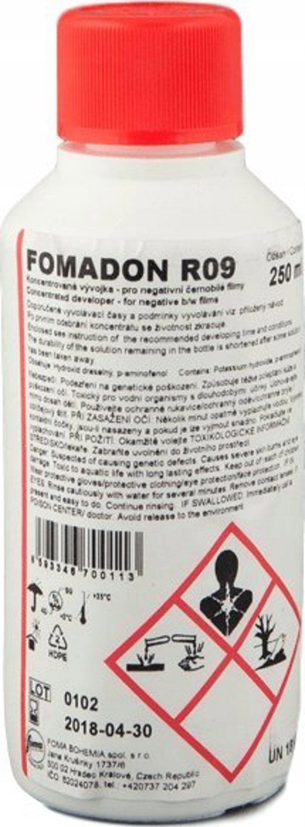 Εμφανιστής φιλμ Foma JetWorld Fomadon R09 250ml