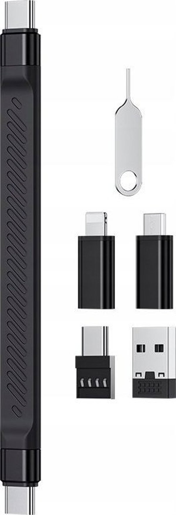 JJC Θήκη + Αναγνώστης Καρτών SD MicroSD TF σε USB TYPE-C USB-C 3.1 MicroUSB 300 MB/s / MFCC-1