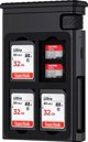 JJC Θήκη + Αναγνώστης Καρτών SD MicroSD TF σε USB TYPE-C USB-C 3.1 MicroUSB 300 MB/s / MFCC-1