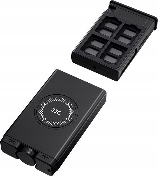 JJC Θήκη + Αναγνώστης Καρτών SD MicroSD TF σε USB TYPE-C USB-C 3.1 MicroUSB 300 MB/s / MFCC-1