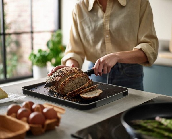 JJ-Multi-function cutting board, black, DUO