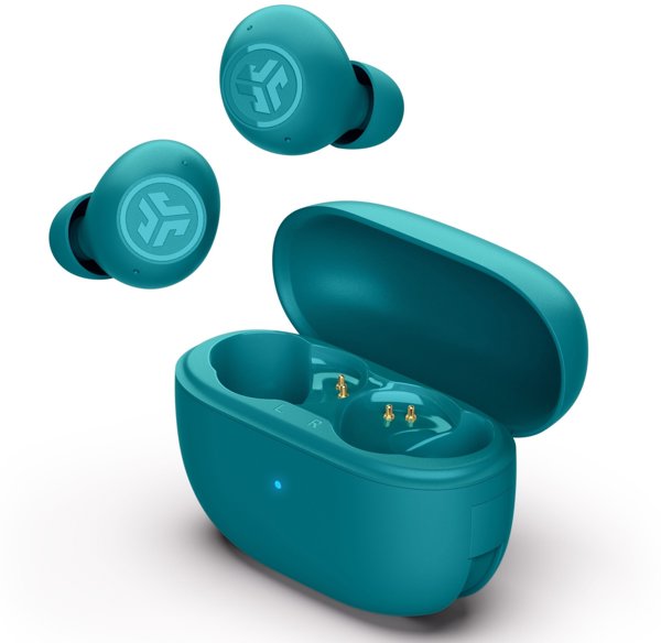 JLab Go Pop ANC, True Wireless Stereo (TWS), 20 - 20000 Hz, Calls/Music, Headset, Teal