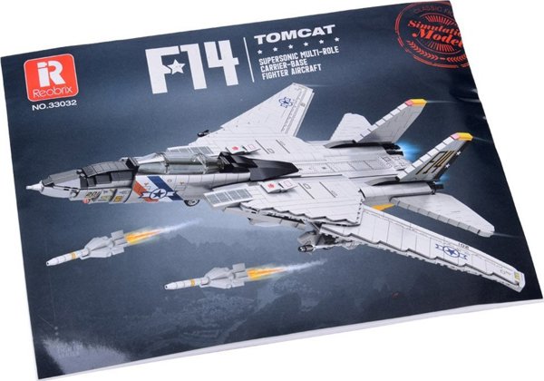 Jokomisiada Τεχνικά τουβλάκια F-14 Tomcat 1600 κομμάτια αμερικανικό μαχητικό ZA5301
