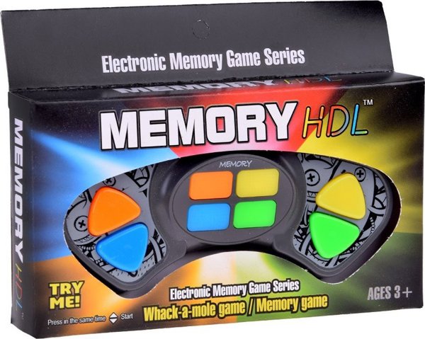 Jokomisiada Ηλεκτρονικό παιχνίδι μνήμης Memory πολύχρωμα κουμπιά απομνημόνευση χρωμάτων GR0690