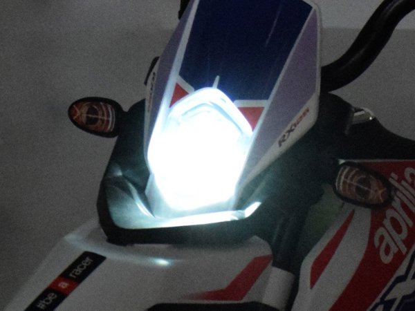 Jokomisiada Μοτοσικλέτα για παιδιά cross APRILIA RX125 με μπαταρία PA0302