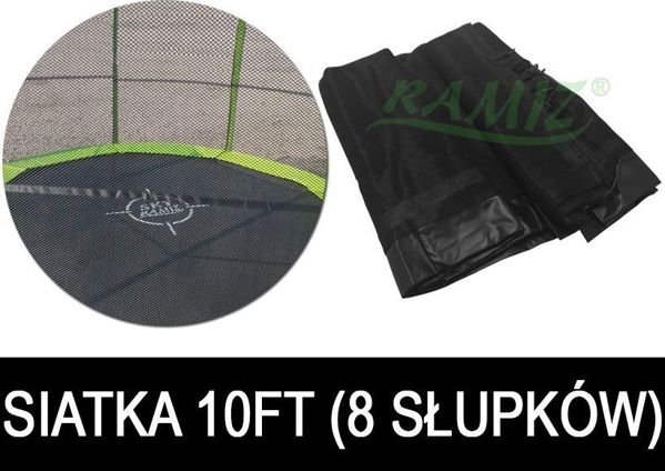 Δίχτυ Τραμπολίνου Joko 10FT - 8 πόλοι Μαύρο
