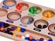 Jokomisiada Πολύχρωμες Μπάλες Παζλ Montessori Μωσαϊκό Ταξινόμηση εκμάθηση χρωμάτων ZA5329