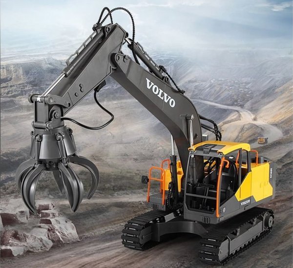 Jokomisiada Αδειοδοτημένος Εκσκαφέας VOLVO 1:16 Τηλεκατευθυνόμενος Πολλές λειτουργίες RC0668