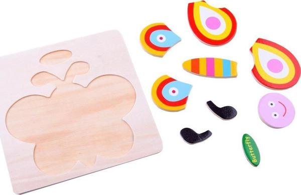 Jokomisiada Ξύλινο παζλ με ζωάκια Puzzle ZA2528