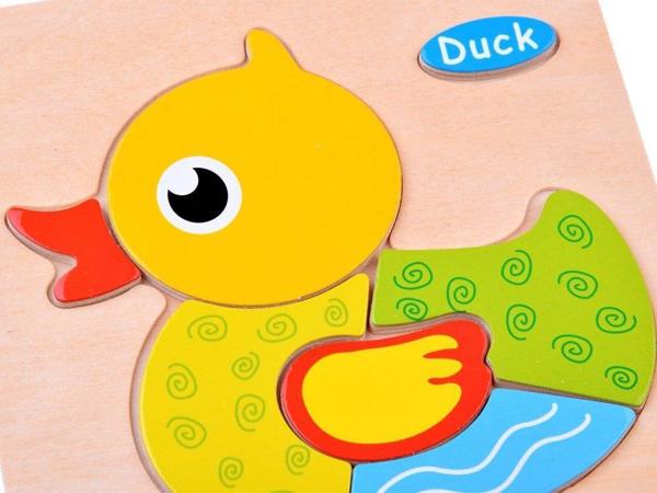 Jokomisiada Ξύλινο παζλ με ζωάκια Puzzle ZA2528