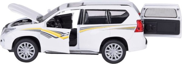 Jokomisiada Μεταλλικό αυτοκίνητο μοντέλο TOYOTA LAND CRUISER PRADO με φως και ήχο SUV ZA5056