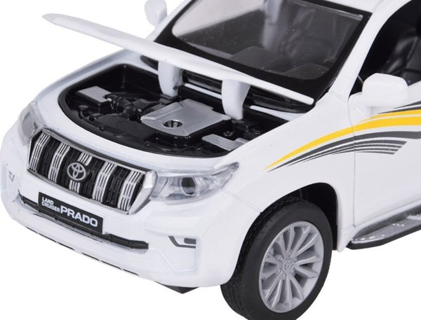 Jokomisiada Μεταλλικό αυτοκίνητο μοντέλο TOYOTA LAND CRUISER PRADO με φως και ήχο SUV ZA5056