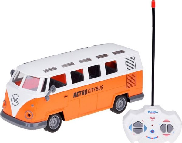 Jokomisiada Λεωφορείο φωτιζόμενο RETRO CITY BUS τηλεχειριζόμενο RC0677