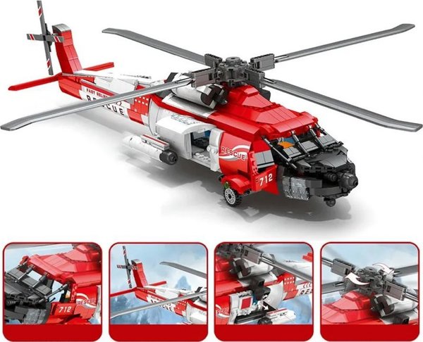 Jokomisiada Τεχνικά τουβλάκια SikorskyHH-60J Jayhawk 1137el ελικόπτερο αεροπορίας ZA5302