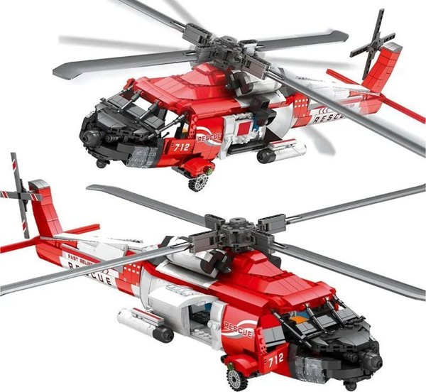 Jokomisiada Τεχνικά τουβλάκια SikorskyHH-60J Jayhawk 1137el ελικόπτερο αεροπορίας ZA5302