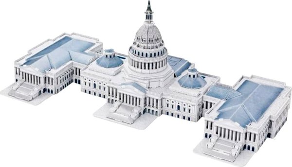 Jokomisiada Παζλ 3D The Capitol Hill 132-στοιχεία Χωρικό παζλ ZA5400