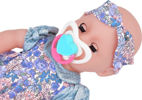Jokomisiada Set Rubber Baby Doll + αξεσουάρ + ποτά + κατούρημα + κινεί τα μάτια ZA5154 14207828 5905258532240