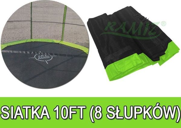Δίχτυ Τραμπολίνου Joko 10FT - 8 πόλοι Πράσινο