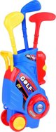 Σετ για παιχνίδι Mini Golf Jokomisiada μπαστούνια + μπάλες + βάση με ρόδες για παιδιά SP0804