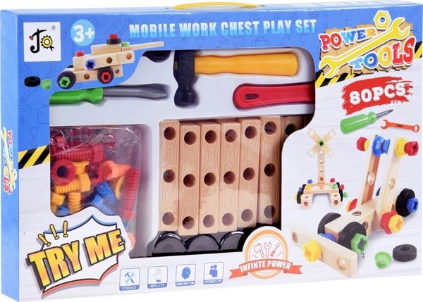 Jokomisiada Creative CONSTRUCTION BLOCKS Σετ 80 τμχ ZA3110