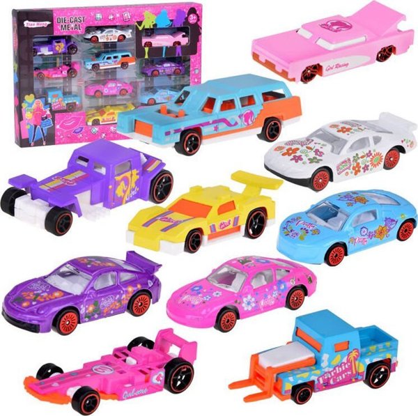 Σετ Αυτοκίνητα 10τμχ diecast Resoraki Αυτοκινητάκια Σπορ Αυτοκίνητα ZA5320