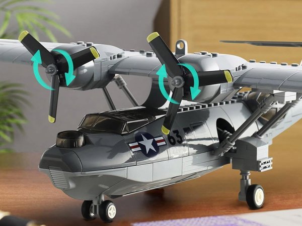 Τεχνικά μπλοκ Jokomisiada πολεμικό αεροπλάνο PBY-5A Catalina 364 στοιχεία ZA5322