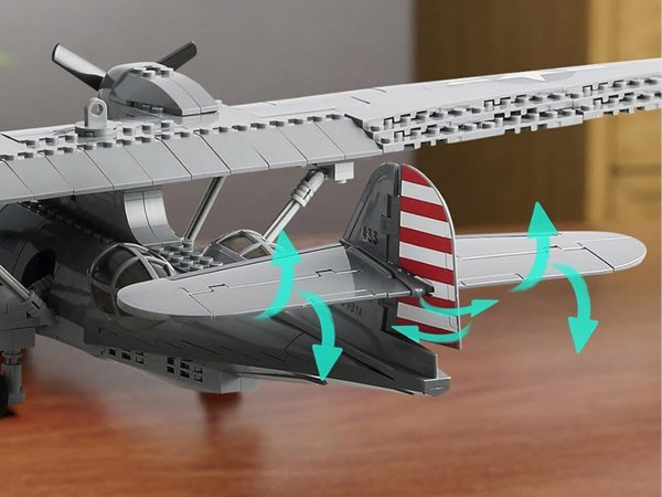 Τεχνικά μπλοκ Jokomisiada πολεμικό αεροπλάνο PBY-5A Catalina 364 στοιχεία ZA5322