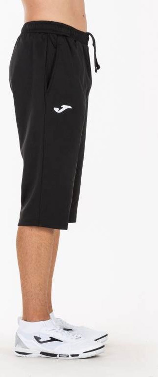 Joma Μαύρο παντελόνι προπόνησης 3/4 Joma Capri Fleece Βερμούδες Junior XS