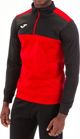 Joma Κόκκινο-μαύρο φούτερ προπόνησης Joma Zip Winner 100947.601 XL