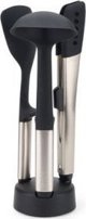 Joseph Joseph Elevate FusionSteel Σετ Εργαλείων Κουζίνας με Βάση, 4 Τεμάχια