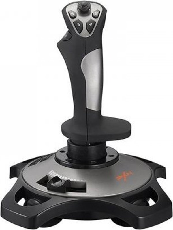 PXN-2113 PRO Joystick Ελέγχου Πτήσης για PC, Με Δόνηση και Ακρίβεια, Μαύρο