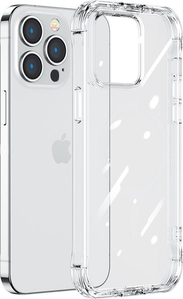 Θήκη Joyroom Joyroom Defender Series για iPhone 14 Plus θωρακισμένη θήκη με γάντζους και βάση διαφανής (JR-14H3)