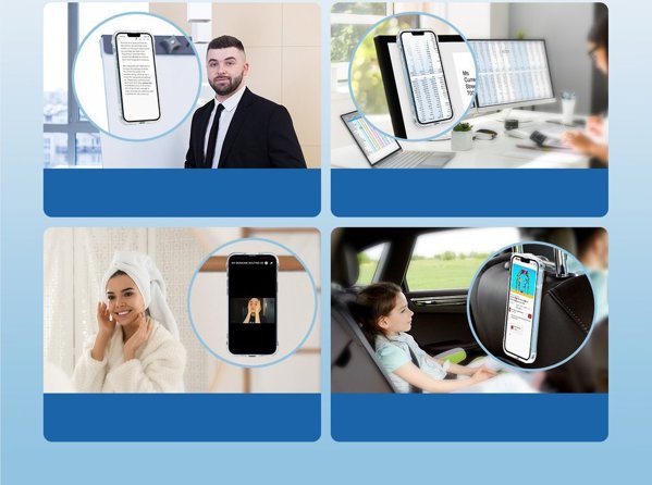Θήκη Joyroom Joyroom Defender Series για iPhone 14 Plus θωρακισμένη θήκη με γάντζους και βάση διαφανής (JR-14H3)