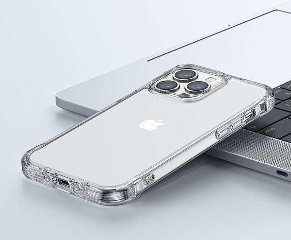 Joyroom Joyroom Defender Series θήκη κάλυμμα για iPhone 14 θωρακισμένη θήκη με γάντζους βάση διαφανής (JR-14H1)