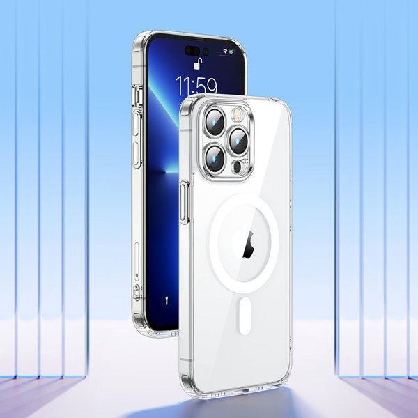 JOYROOM JOYROOM 14D Μαγνητική Θήκη μαγνητική θήκη για iPhone 14 Pro Max συμβατή με MagSafe διαφανής (JR-14D8)