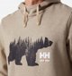Φούτερ HELLY HANSEN Graphic Sweatshirt, πράσινο M