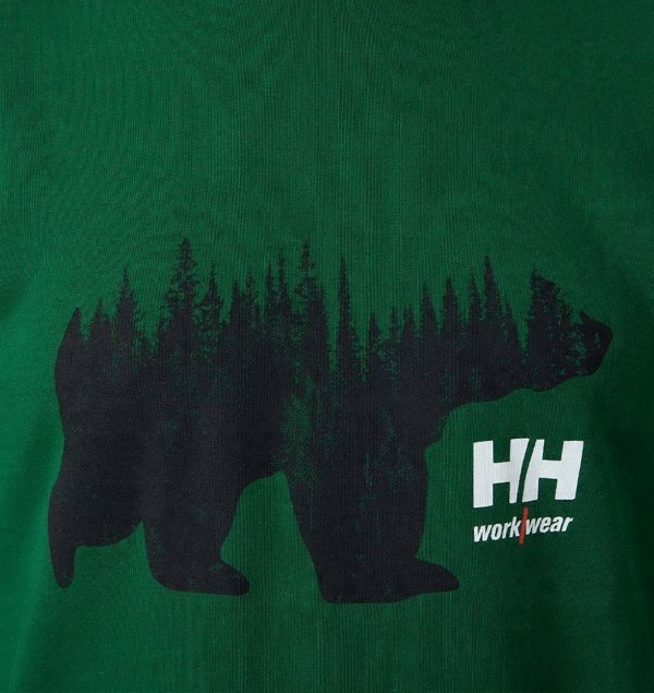 Φούτερ HELLY HANSEN Graphic Sweatshirt, πράσινο XL