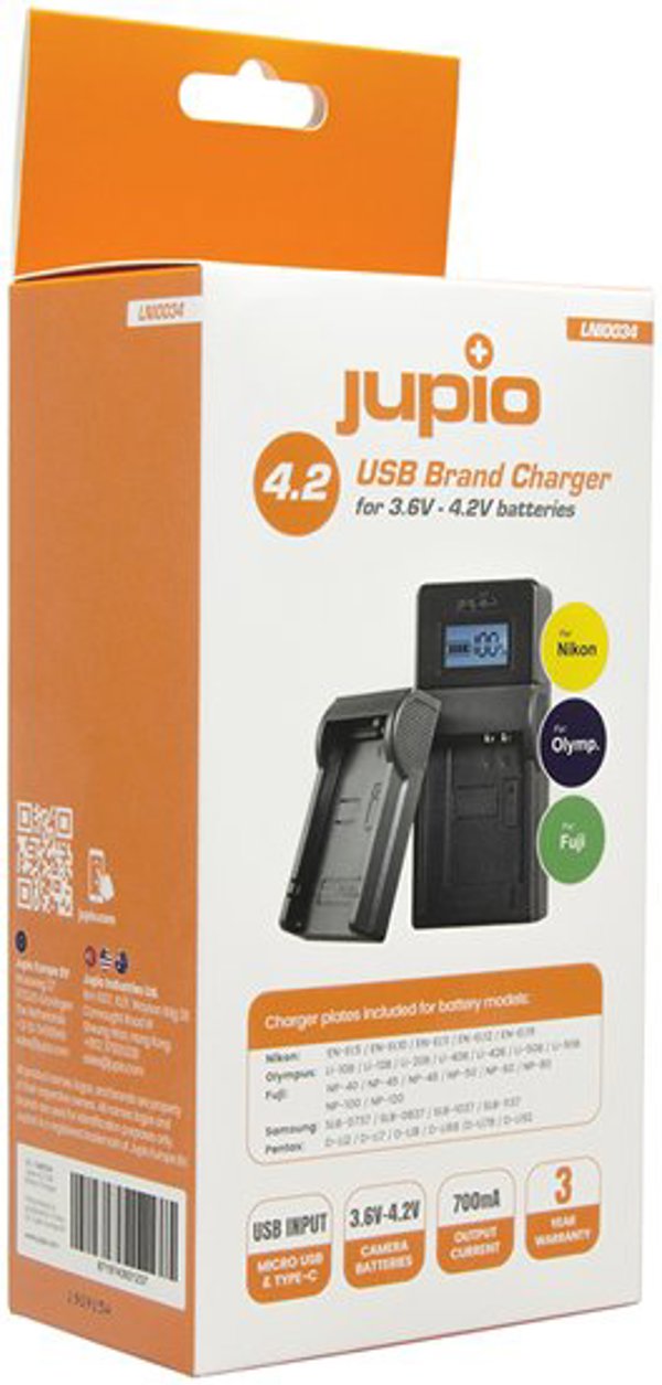 Φορτιστής USB Jupio LNI0034
