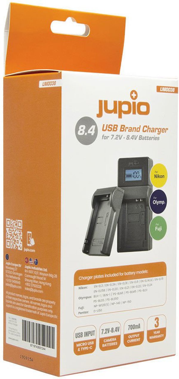 Jupio LNI0038 V2 USB charger