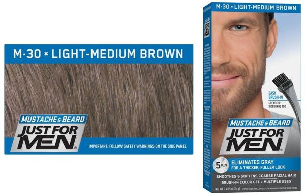 Just For Men Moustache & Beard Color M40 Medium-Dark Brown