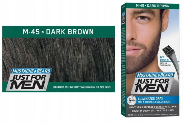 Just For Men Moustache & Beard Color M40 Medium-Dark Brown
