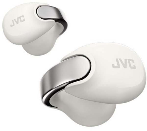 JVC HA-NP1T-W Nearphones Open Ear True Wireless Ακουστικά κρέμ λευκό