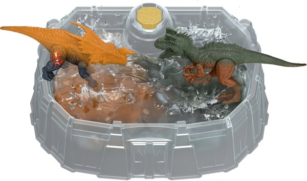Mattel Jurassic World Σετ Αρένα Μάχης Με Λειτουργία Αλλαγής Χρωμάτων
