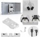JYS Wall Mount + Pad Charger 2in1 για Sony PlayStation PS 5 / PS5 (PS5181) 13146502 5904647818255